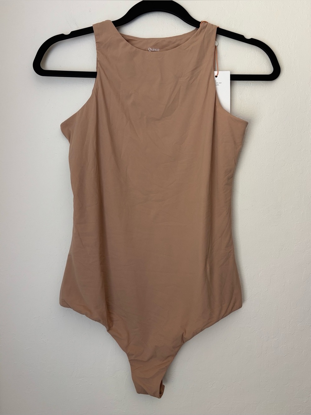 Quince Second Skin High Neck Bodysuit Size Large NEW